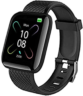 SINOK ID 116 Calorie Counter Bluetooth Smart Band Smartwatch(Black Strap, free)
