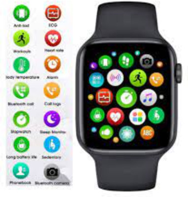 SYARA BDZ_162T_T55 Smart Watch compatiable with all Smartphones Smartwatch(Black Strap, Free Size)