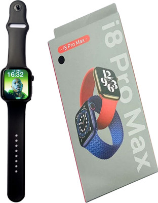 DABM GROUP I8 Pro max Smartwatch(Black Strap, Regualar)