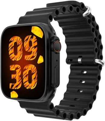 Vsh T800 Ultra Smart Watch & Wireless Charger (BLACK STRAP) Smartwatch(Black Strap, Free)
