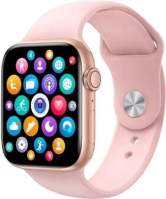 Ultrafit T500 Android & IOS With Bluetooth Calling Features Smartwatch(Pink Strap, Free)