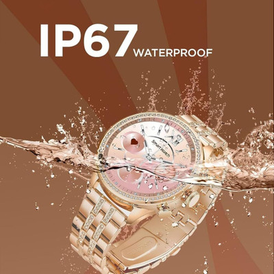 EVAAENTERPRISES Pink Watch Gen-9 Smartwatch Smartwatch(Pink Strap, 10)