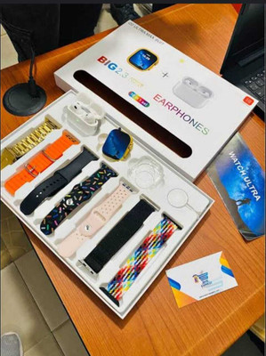 EVAAENTERPRISES I20 Multicolor Smartwatch + Earbud Smartwatch(Multicolor Strap, Free size)