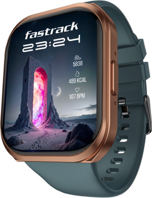 Fastrack Revolt FS1+ 2.01inch Biggest UltraVU Display|Industry Best 950 Nits|BT Calling Smartwatch(Green Strap, Free Size) Fastrack Revolt FS1+ 2.01inch Biggest UltraVU Display|Industry Best 950 Nits|BT Calling Smartwatch(Green Strap, Free Size)