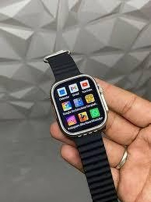 Techio T800 SMART WATCH3 Smartwatch(Black Strap, FREE)