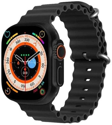 BOOMLY T800 Ultra Smart Watch Series 8 BLACK Smartwatch(BLACK Strap, FREESIZE)
