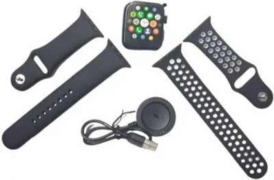 SYARA HYT_596A_T55 Smart Watch Men Women with Calling & Notification Activity Tracker Smartwatch(Black Strap, Free)