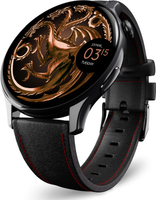Pebble Game of Thrones Smartwatch(Black Strap, Free Size)