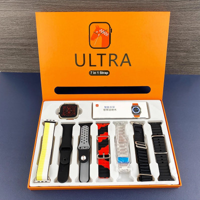 Varun Traders New 7 in 1 ULTRA 4G Smart Watch Wifi GPS 4G Network T800 Smartwatch(Multicolor Strap, Free Size)