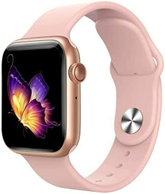 P U COLLECTION T55 Men and Women Smart Watch Serie with Extra Straps Smartwatch(Pink Strap, Free Size)