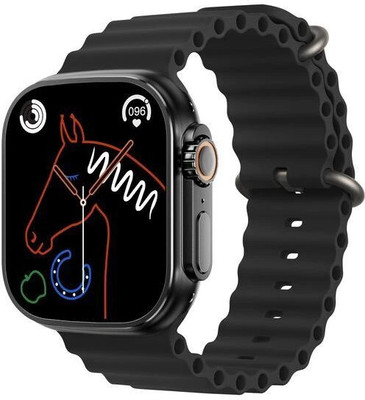 RLS Bluetooth calling, Multi Sport, Health and fitness, wireless charger & Ai Assis. Smartwatch(Black Titanium Strap, 1.89 Inch 2.5D Curved Display)