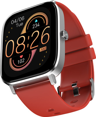 Noise Colorfit Icon 2 1.8'' Display with Bluetooth Calling, AI Voice Assistant Smartwatch(Red Strap, Regular)