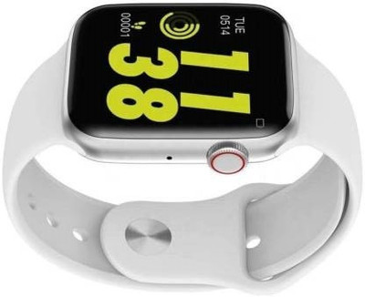 NKL Full Crown Working Smartwatch Series 7 Bluetooth Calling Value Of Money Smartwatch(White Strap, FREE)