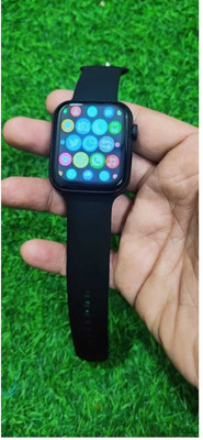 MindsArt I8 Pro Max With Android & IOS Smartwatch(Black Strap, Free)