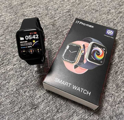 Raysx 4G I7 Pro Max Smartwatch(Black Strap, Free)