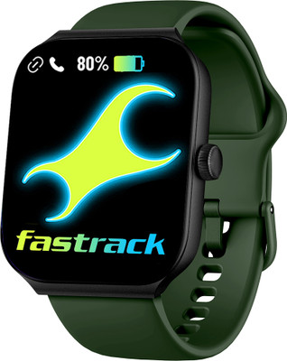 Fastrack Max|Biggest 1.95'' UltraVU Curve Display|BT Calling|100+ Multisports Smartwatch(Green Strap, Free Size) Fastrack Max|Biggest 1.95'' UltraVU Curve Display|BT Calling|100+ Multisports Smartwatch(Green Strap, Free Size)