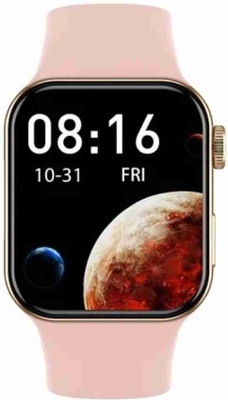 P U COLLECTION BT Calling Touch Screen 1.75 Inch Big Dial SPO2 with ultra strap Smartwatch(Pink Strap, Free Size)