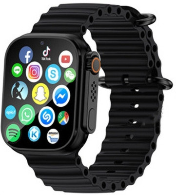 TRUETAG T10 Ultra Honeycomp Edition smart watch with WiFi GPS SIM card 5G T41 Smartwatch(Black Strap, Free Size)