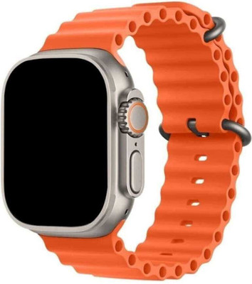RKLS T800 Ultra Smart Watch Series 8 ORANGE Smartwatch(ORANGE Strap, FREESIZE)
