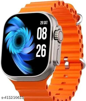 TechElectro T800 Ultra Smart Watch Series 8 ORANGE Smartwatch(ORANGE Strap, FREESIZE)