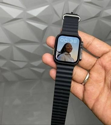 ABHINANDAN T800 Smart Watch with Bluetooth Calling Smartwatch(Black Strap, FREE SIZE)