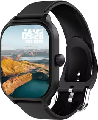 Sigmatech H9 BT Calling, Fitness tracking Multiple Watch Faces,Sleep Monitor,Heart & SpO2 Smartwatch(Black Strap, Free)