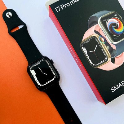ZEDEX FIRE i7 Pro Max Smart Watch Series 7 For Men & Women (BLACK, Free Size) Smartwatch D Smartwatch(Black Strap, Free Size)