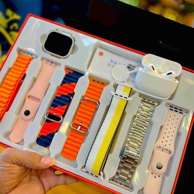 EVAAENTERPRISES I20 Wrist watch in Multicolor with Earbud Smartwatch(Multi Strap, free)