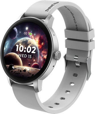 beatXP ' HD Display, BT Calling with Health Tracking & AI Voice Assistant Smartwatch(Ice Silver Strap, Free Size)