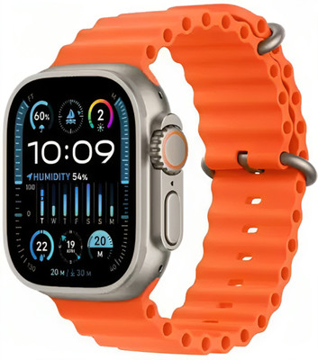 TecSox Ultra Watch_NEW_02 Smartwatch(Orange Strap, Free Size)