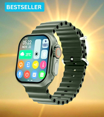 FRONY T800 Ultra ( smartwatch ) (Ultra Watch For Men & Women ) PA2 Smartwatch(Black Strap, Free)