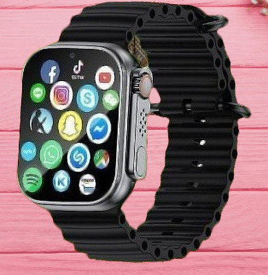 Vinayak T800 Ultra with WiFi GPS Sim Card 4G R5 Smartwatch(Black Strap, Free Size)
