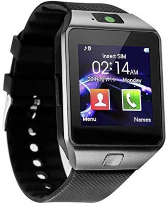 Ventettytraders dz09 Android Smart Watch Men 4G Network Sim Card BT Call GPS T800 Ultra T7 Smartwatch(Black Strap, Free Size)