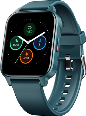 boAt Call 2 Plus with 1.96’’(4.97cm), BT Calling, Bilingual Support, IP68 Smartwatch(Teal Blue Strap, Free Size)