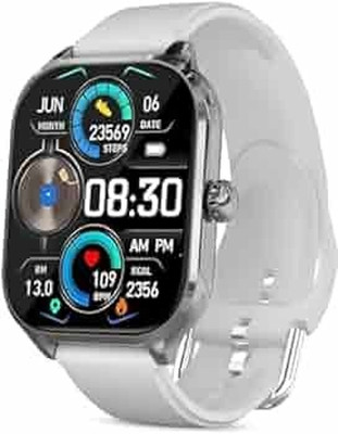 Zeorgia H9 Smart Watch with HD Display & Bluetooth Calling Smartwatch(Black Strap, Free)