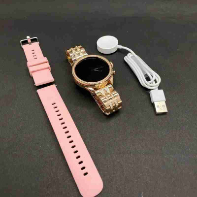 EVAAENTERPRISES Smartwatch Ideal for Girl/Women Smartwatch(Pink Strap, 10)