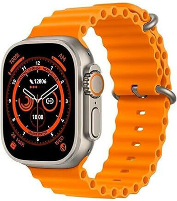 COREGENIX W9 ultra 2 Series 8 Ultra Smart Watch HD 1.99 Inch Display Smartwatch(Orange Strap, free size)