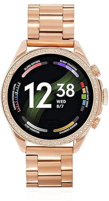 SGG Gen 8 Smart Watch Golden Bluetooth Calling, Smartphone Notifications Smartwatch(Rose Gold Strap, Free)