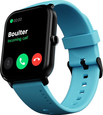 Boult Drift+ Bluetooth Calling, 1.85″ HD, 500Nits Brightness, 150+ Watchfaces, SpO2 Smartwatch (Icy Blue Strap, Free Size) For Rs. 1199 @ 86 %
