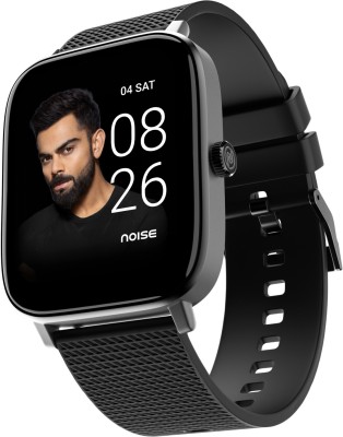 Noise Thrive 1.85'' Display with Bluetooth Calling, Music Playback & Voice Assistance Smartwatch(Black Strap, Regular)
