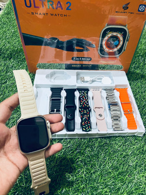 Veritas Enterprises Combo of iWatch ultra 7 strap / s8/ T800 Smartwatch(Multicolor Strap, Free Size)