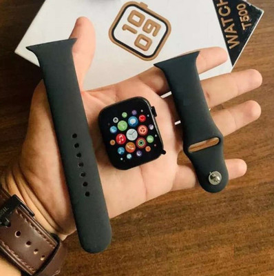 DOPEWOPE T500 Smartwatch New Band With Bluetooth Calling Smartwatch(Black Strap, Free Size)