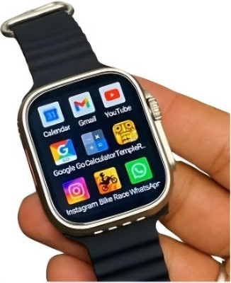 ROBB STARK T900 Android Smart Watch Men ULTRAA T800 Smartwatch(Black Strap, Free Size)