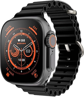 True Store Ultra Smart Watch 1.99 inch Infinite Display,Bluetooth Calling Smartwatch(Black Strap, 1.99 IN)