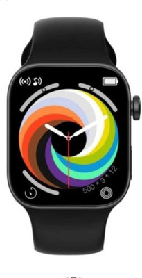 Raysx I8 Pro Max 4G Watchphone With Calling Features Smartwatch(Black Strap, Free)
