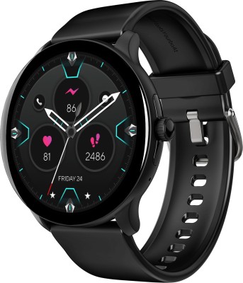 boAt Lunar Connect Pro Bluetooth Calling Smartwatch with 1.39'' AMOLED Display Smartwatch(Active Black Strap, Free Size)