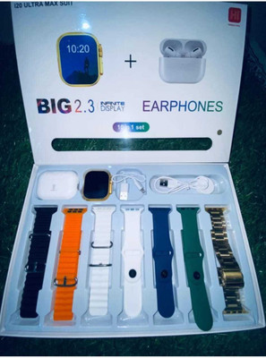 TECHMAZE Ultra Watch with Multicolor Strap Smartwatch(Multicolor Strap, M)