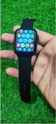 MindsArt I8 Pro Max Android & IOS With Bluetooth Features Smartwatch(Black Strap, Free)