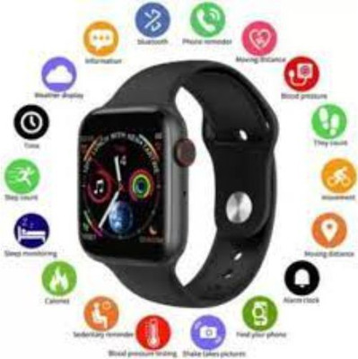 SYARA QCZ_120F T55 Smart Watch Smartwatch(Black Strap, Free Size)