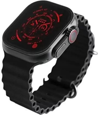Kartmaq Smartwatch T800 Ultra series 8 Touchscreen Smart Watch Bluetooth Daily Activity Smartwatch(black Strap, Free Size)